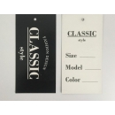 Этикетка картонная Classik Style design 5х10см