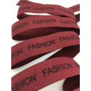 Резинка с печатью логотипа Fashion 30мм бордовая
