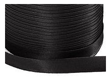 Бейка атласная 15мм (120ярд) черная Бейка атласная 15мм (120ярд) черная