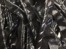 Кант лаковый в мотке обшитый серебряной ниткой (30м) Кант лаковый в мотке обшитый серебряной ниткой (30м)