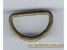 Полукольцо плоское 2см (500шт) антик Полукольцо плоское 2см (500шт) антик