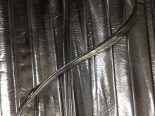 Бейка лаковая 10мм (30м) серебро Бейка лаковая 10мм (30м) серебро