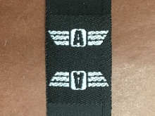 Этикетка тканная жакардовая 2см Armoline (100м) флажек под заказ Этикетка тканная жакардовая 2см Armoline (100м) флажек под заказ