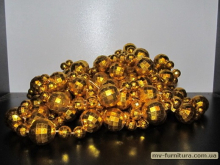 Бусы большие золото (1кг) Бусы большие золото (1кг)