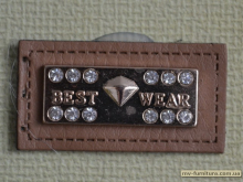 Шеврон №15 2х4см пирамида коричневый Шеврон №15 2х4см пирамида коричневый