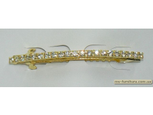 Заколка автомат камень 1ряд дуга 8см золото Заколка автомат камень 1ряд дуга 8см золото