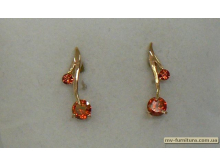 Гвоздик декор золото камень красный вишенка 2см. Гвоздик декор золото камень красный вишенка 2см.