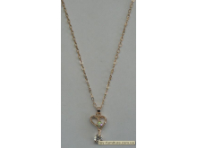 Кулон цепочка золото камень белый 2камня/сердце (22см) Кулон цепочка золото камень белый 2камня/сердце (22см)