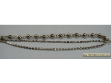 Браслет цепочка №82 металл камень никель 3нитки 20см Браслет цепочка №82 металл камень никель 3нитки 20см