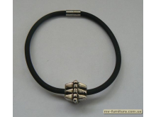 Браслет шнурС+магнит №134 металл никель Браслет шнурС+магнит №134 металл никель