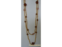 Бусы бисер №29 стекло коричневый 2 in 1 (без застежки) (80см) Бусы бисер №29 стекло коричневый 2 in 1 (без застежки) (80см)