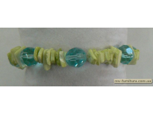 Браслет резинка №149 пластмасса зеленый слойка Браслет резинка №149 пластмасса зеленый слойка