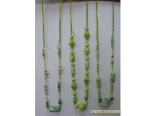 Бусы веревка №95 ЭКС пластмасса зеленый Бусы веревка №95 ЭКС пластмасса зеленый