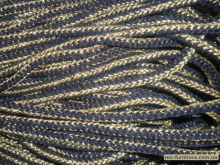 Шнур акрил 6мм (100м) сине-золот 00038 Шнур акрил 6мм (100м) сине-золот 00038