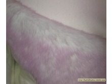 Мех искуственный кролик розовый (1 метр) Мех искуственный кролик розовый (1 метр)
