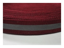 Тесьма светоотражающая 1см (50м) бордовый Тесьма светоотражающая 1см (50м) бордовый