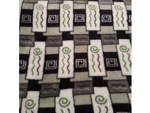 Ткань махра орнамент 220см Ткань махра орнамент 220см