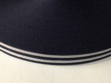 Тесьма ТЖ флаг 15мм (50м) 2белые-синяя Тесьма ТЖ флаг 15мм (50м) 2белые-синяя