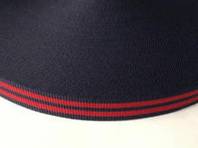 Тесьма ТЖ флаг 15мм (50м) 2красные синяя Тесьма ТЖ флаг 15мм (50м) 2красные синяя