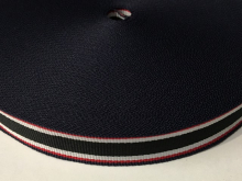 Тесьма ТЖ флаг 40мм (50м) черная Тесьма ТЖ флаг 40мм (50м) черная