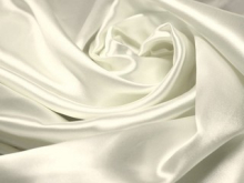 Ткань атлас однотонный молочный Ткань атлас однотонный молочный