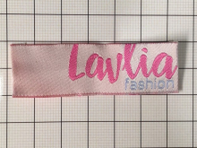 Этикетка тканная жакардовая 2см Lavlia (1000шт) под заказ Этикетка тканная жакардовая 2см Lavlia (1000шт) под заказ