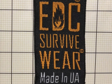 Этикетка тканная жакардовая 2,5см EDC (1000шт) под заказ Этикетка тканная жакардовая 2,5см EDC (1000шт) под заказ