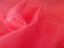 Ткань фатин средней жесткости (1метр) розовый неон Ткань фатин средней жесткости (1метр) розовый неон