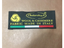 Этикетка тканная жакардовая 3,2см Belland (1000шт) под заказ Этикетка тканная жакардовая 3,2см Belland (1000шт) под заказ