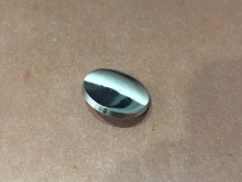 Кнопка металлическая плоская нержавейка 15мм никель Кнопка металлическая плоская нержавейка 15мм никель