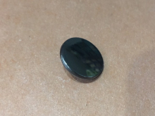 Кнопка металлическая плоская нержавейка 20мм темный никель Кнопка металлическая плоская нержавейка 20мм темный никель