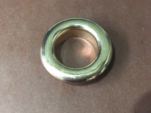 Блочка (люверс) нержавейка круглый 14мм №28 (1000шт) золото Блочка (люверс) нержавейка круглый 14мм №28 (1000шт) золото