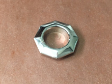 Блочка (люверс) нержавейка ромб 11мм №26 (1000шт) никель Блочка (люверс) нержавейка ромб 11мм №26 (1000шт) никель