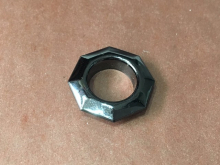 Блочка (люверс) нержавейка ромб 11мм №26 (1000шт) никель темный Блочка (люверс) нержавейка ромб 11мм №26 (1000шт) никель темный