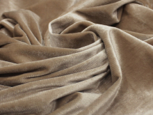 Ткань белюр бархат стрейч бежевый (1метр) Ткань белюр бархат стрейч бежевый (1метр)