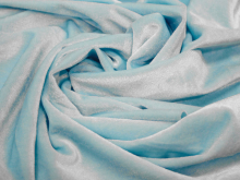 Ткань белюр бархат стрейч голубой (1метр) Ткань белюр бархат стрейч голубой (1метр)