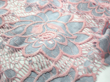 Ткань гипюр розы (1метр) Ткань гипюр розы (1метр)