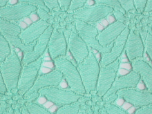 Ткань гипюр ментоловый плотный (1метр) Ткань гипюр ментоловый плотный (1метр)