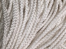 Шнур ПП 6мм (100м) косичка плотный белый Шнур ПП 6мм (100м) косичка плотный белый