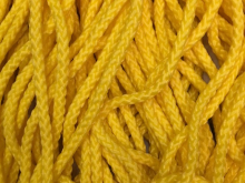 Шнур ПП 6мм (100м) косичка плотный желтый Шнур ПП 6мм (100м) косичка плотный желтый