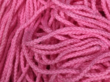 Шнур ПП 6мм (100м) косичка плотный розовый Шнур ПП 6мм (100м) косичка плотный розовый