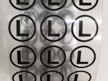 Размер термотрансферный 15мм (12шт) L черный Размер термотрансферный 15мм (12шт) L черный