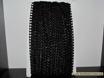 Тесьма дермантин №XD-H-73 (25яр) лак черная Тесьма дермантин №XD-H-73 (25яр) лак черная