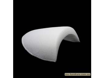 Подплечники обтянутые прямые 14мм (50пар) бел Подплечники обтянутые прямые 14мм (50пар) бел