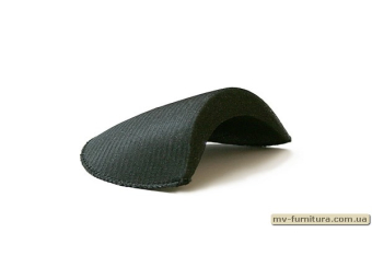 Подплечники обтянутые прямые 14мм (50пар) черн Подплечники обтянутые прямые 14мм (50пар) черн