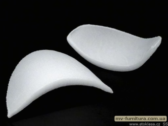 Подплечники обтянутые прямые 20мм (50пар) бел Подплечники обтянутые прямые 20мм (50пар) бел