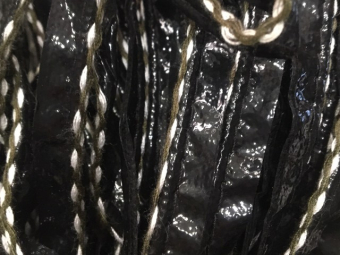 Кант лаковый косичка хаки нитка (30м) Кант лаковый косичка хаки нитка (30м)