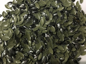 Камешки клеевые стразы металл 8х4мм (400шт) овал темный никель Камешки клеевые стразы металл 8х4мм (400шт) овал темный никель