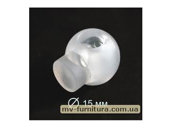 Фиксатор пластик шарик (1000шт) прозрачный Фиксатор пластик шарик (1000шт) прозрачный