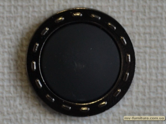 Кнопка декоративная №13 черная блек (1000шт) Кнопка декоративная №13 черная блек (1000шт)